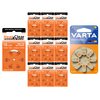 Hear Clear Size 13 PR48 Hearing Aid Batteries 1.45V Orange Tab (60 Batteries) + Bonus Varta 8 Pack