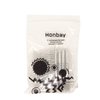 Honbay 6PCS Silver Fancy DIY Hair Clips Metal Wire Hair Combs Bridal Wedding Veil Combs (20 teeth)