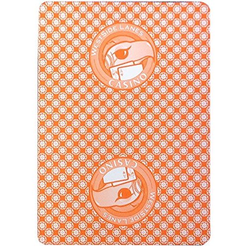 Casino Playing Cards - Westside Lane One Orange New Deck