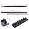 Drawer Slides 9 Inch Ball Bearing Full Extension 3 Section Slide Track Mounting Drawer Runners Slider for Cabinet Home Furniture, 2 Pack (Black 9 Inch)