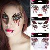 Halloween Face Gems Stickers for Women Glitter Spider Web Bat Spider Face Tattoo Stickers with Rhinestone Design Party Favor Party Makeup Self Adhesive Supplies (Halloween)