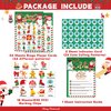 Yoqipati 45PCS Christmas Bingo Game Cards for 24 Players Christmas Bingo Games for Classroom Activities Family Party Favors Xmas Gifts Holiday Supplies
