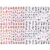 ​​​​8pcs 3D Fall Leaves Nail Art Stickers Cartoon Fall Nail Stickers for Nail Art Supplies Maple Leaf Flower Nail Decals Autumn Decor Nail Sticker Nails Stickers Women Nail Design Stickers for Nails