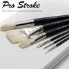 Creative Mark Artist Pro Stroke White Chungking Hog Bristle Paint Brush, Size 20, Round