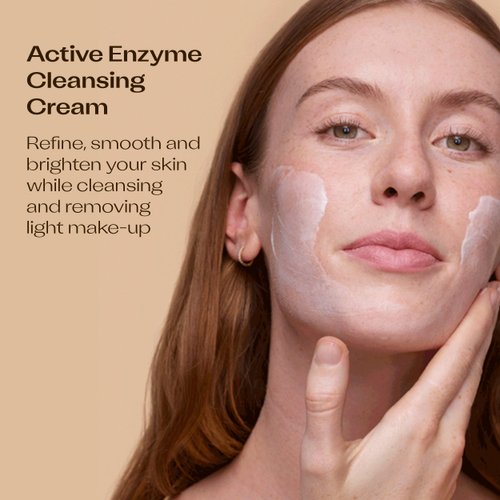 Trilogy Active Enzyme Cleansing Cream, Exfoliating & Brightening, 6.76 fl oz