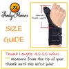 BodyMoves Thumb Splint Brace Plus Finger Hot and Cold Gel Pack- for de quervain's tenosynovitis, Tendonitis, Trigger Thumb spica,Carpal Tunnel, CMC Adjustable wrist and Reversible(Left and Right Hand)