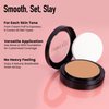 Frankie Rose Cosmetics Powder Foundation – Full Coverage Face Powder For Pores & Imperfections, Evens Out Skin Tone & Shine-Control | 58 Grams (Honey)