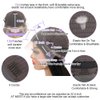 13x4 Body Wave HD Lace Front Wigs Human Hair 180% Density Glueless Bob Wigs Human Hair Pre Plucked Short Bob Wigs for Black Women Frontal Wig Human Hair Natural Black Color (14 inch, Bob Wig)