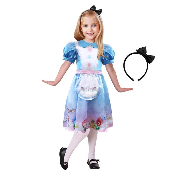 XXLOG Halloween Costume for Girls Fancy Princess Dress with Headband Party Cosplay Costumes S