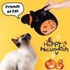 Desdfcer Halloween Cat Plush, Halloween Black Cat Plush Pillow,Halloween Stuffed Animal Cat Plushies, Halloween Plush Cat Doll Toys for Kids, Gift for Halloween Birthday