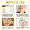 Grospe 24K Gold Peel-Off Mask, Anti-Aging Gold Face Mask for Removes Blackheads, Reduces Fine Lines And Cleans Pores, Tightening Moisturizing Toning and Nourishing The Skin
