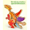 Coogam Dinosaur Snap Together Building Toys, Wooden Take Apart Dinosaur Playset, STEM Montessori Educational Fine Motor Skill Toy Gift for 3 4 5 Years Old Kids