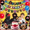 Pirese Ninja Birthday Party Decorations, Ninja Birthday Decorations, Ninja Party Decorations, Ninja Party Supplies | Ninja Balloons | Ninja Birthday Party Supplies | Asian Themed Party Decorations Kit