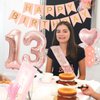 Teenager Birthday Party Decoration 13th Birthday Party Decorations for Girls with Rose Gold Omg Ur A Teenager Balloons Banner Sash Tinsel Cake Topper