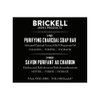 Brickell Men's Purifying Charcoal Soap Bar for Men (3 Pack), Natural and Organic, Exfoliating Bar Soap Handmade with Activated Charcoal and Peppermint Scented, 5 Ounce Bar (3 Pack)