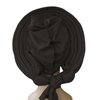 African Women's Turban Hat Stylish Gele Gemstone Headpiece, Perfect for Wedding Parties. Auto Gele HeadtiesNigerian Toe Cap (Polyester, Black)