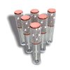 6 pack of 10ml Rhinestone Bling Lip Gloss Tubes Rose Gold - No Prob-Llama