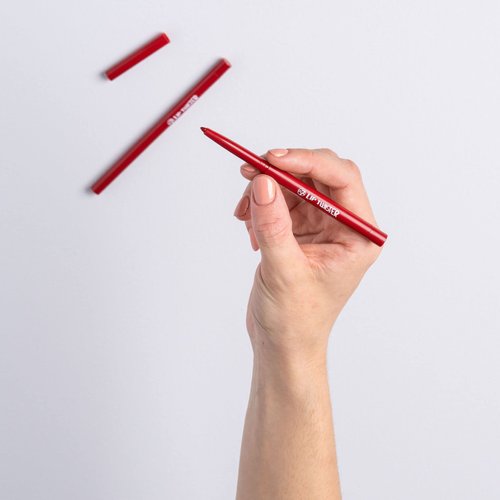 W7 Lip Twister Lip Liner - 4Pcs Multi-Pack - Creamy & Blendable Lip Makeup For Definition & Shape (Red, Nude, Brown, Pink)