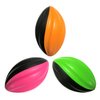 LMC Products Mini Football 3-Pack - 5” Spiral Foam Football Small Footballs for Kids - Mini Footballs 3-Pack - Soft, Easy Grip Toddler Football (Pink, Orange, Green)