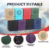 Komick Premium PU Leather Card Deck Box for Magic The Gathering, Yugioh Cards, Holds 100+ Deck Case with 2 Dividers for Collectible Trading Cards TCG Deck Box, MTG, CCG (Green Basilisk)