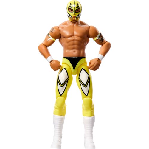 Mattel WWE Action Figure, 6-inch Collectible Rey Mysterio with 10 Articulation Points & Life-Like Look