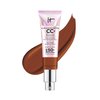 IT Cosmetics Your Skin But Better CC+ Cream Illumination, Deep (N) - Color Correcting Cream, Full-Coverage Foundation, Hydrating Serum & SPF 50+ Sunscreen - Radiant Finish - 1.08 fl oz