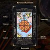 SUNHHX Tarot Cards Set, Tarot Cards for Beginners with Meanings on Them，Tarot Cards with Guide Book for Beginners
