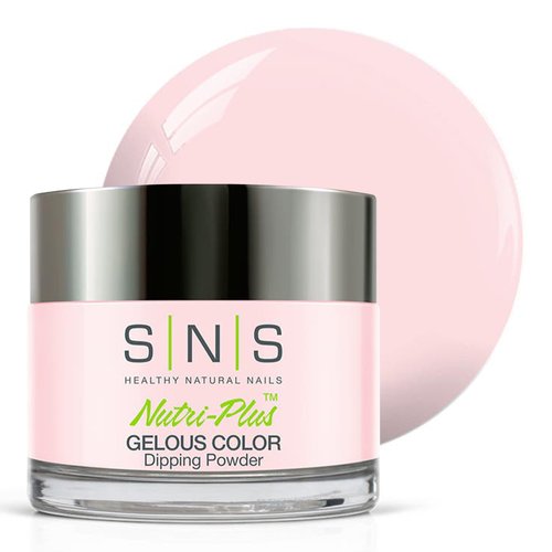 SNS Nail Dip Powder, Gelous Color Dipping Powder - Barely Touch (Natural, Nudes/Pastel, Cream) - Long-Lasting Dip Nail Color Lasts 14 Days - Low-Odor & No UV Lamp Required - 1oz