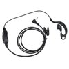 KEYBLU 1 Pin G Shape Walkie Talkie Earpiece Headset for Motorola Talkabout MH230R MR350R T200 T260 T460 T600 Radio T800 (10 pcs)