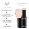 Luscious Cosmetics Camera Stick Foundation, Full Coverage Cream, Easy Blend, Hydrating Formula, Vegan, Cruelty-Free, 0.49 Ounces, Pink Porcelain