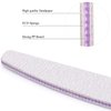 25 Pcs Nail Files 100/150 Grit Double Sided Washable Emery Board for Acrylic Nails Gel Natural Nails
