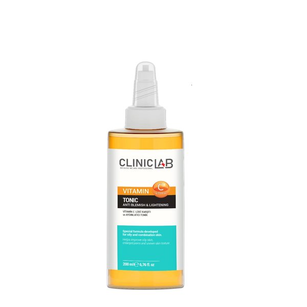 ClinicLab 3% Vitamin C & Glow Toner - Skin Brightening & Dark Spot Face Toner for Women & Men (6.76fl oz)
