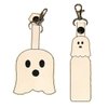 Halloween Ghost Hand Sanitizer Holder And/Or Lip Balm Holder