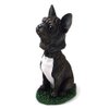 Animal Den French Bulldog Black and White Dog Bobblehead Figure for Car Dash Desk Fun Accessory