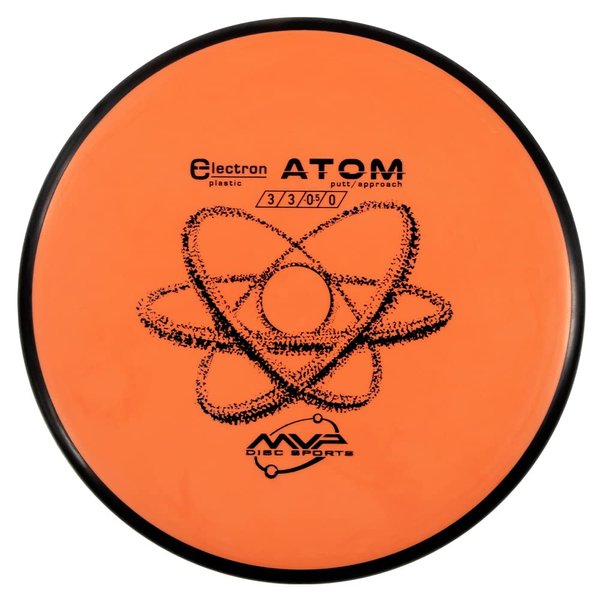 MVP Disc Sports Electron Atom (Medium) Disc Golf Putter (165-170g / Colors May Vary)