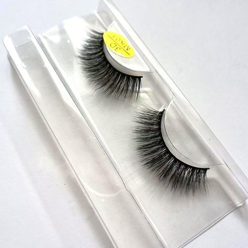 3D Eyelash Extensions 10 Pairs Of Lash Fake Mink Eyelashes Easy to Apply Reusable Strip Lashes Glue-On(MK01)