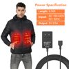 5V2A USB Wall Charger Wire Plug for Heated Vests Jackets Hoodies USB Connection Cables Charger with Male USB Plug Power Supplies for Heated Clothing for Home Office Maintains Lasting Warmth(6.56ft)