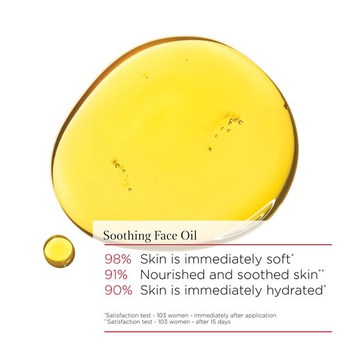 Clarins Santal Face Oil Treatment | Hydrates, Smoothes and Comforts Skin |Calms Redness and Irritations|Visibly Minimizes Fine Lines|Skin Is Immediately Soft*|100% Natural Plant Extracts|Dry Skin Type