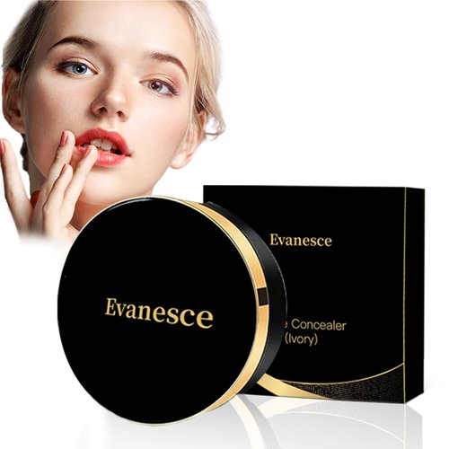 Generic Evanesce™ Soft Matte Cream Concealer 2024 New, Waterproof Foundation, Full Coverage, Hydrating Long-Lasting Concealer, Ivory