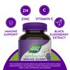 Nature's Way Sambucus Elderberry Immune Gummies for Kids, Immune Support Gummies*, with Black Elderberry Extract, Vitamin C and Zinc, 60 Gummies (Packaging May Vary)