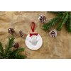 Pearhead Babyprints Christmas Ornament, Baby's First Christmas Ornament, Classic Baby Holiday Keepsake, Newborn Handprint or Footprint Clay Kit, Easy No-Bake DIY Clay Impression, Gender-Neutral Christmas Baby Gift