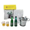 COMPACTINI Miniature Model 1:12 Scale Set Dollhouse Accessories Beverage Beer Bottle Miniature Mug/Ice Cube/Bucket (Bottle 2P, Mug 2P, Ice Cube, Bucket)