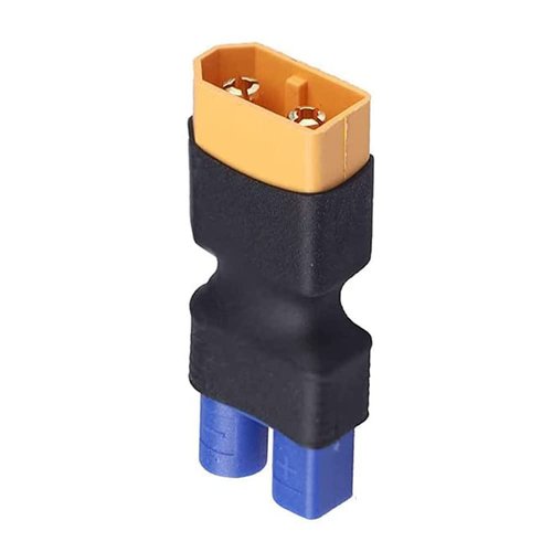 JIECHUN 2Pair XT60 to EC3 Plug Female Male Adapter Connector for RC FPV Drone Car Lipo NiMH Battery Charger ESC