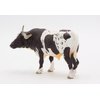 Gemini&Genius Farm Animal Toys, Longhorn Cow Action Figure, Hand Painted, 6 Inches Length, Realistic and Durable Farm Toys for Children Boys and Girls Gift