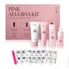 Nacific x Stray Kids Pink AHA BHA Kit ( Cleansing Foam, Toner, Serum, Cream ) Travel Size Skin Care Set with 4 Photocards (random) by KOSBEAUTY