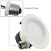 TORCHSTAR 4-inch Energy Star UL-Classified 12W Dimmable Retrofit LED Recessed Lighting Fixture, 85W Halogen Equivalent LED Ceiling Downlight, Daylight 5000K, 850LM, 120° Beam Angle Remodel Can Light