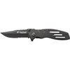 Smith & Wesson Accessories Extreme Ops SWA24S 7.1in S.S. Folding Knife with 3.1in Serrated Clip Point Blade and Aluminum Handle for Outdoor, Tactical, Survival and EDC
