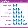 LivDry Incontinence Ultra Thin Pads for Women | Leak Protection and Odor Control | Extra Absorbent (Maximum 18-Count)