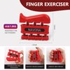 13 PCS Grip Strength Trainer Kit, Hand Gripper Strengthener, Forearm Strengthener, Finger Strengthener, Finger Exerciser, Stress Relief Ball, Forearm Workout Ring for Muscle Building and Injury Recover