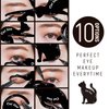 Alayna Eyeliner Stencils for Cat Eye Winged Eyeliner and Smokey Eyeshadow Applicators Shaper Tool Guide Cat Eyeliner Sticker Eyebrow Pencil Stencil 10 Different Effects, 2 Pack